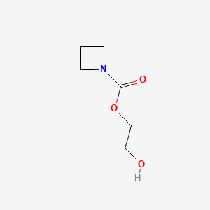 molecular formula C6H11NO3 B569261 2-Hydroxyethyl azetidine-1-carboxylate CAS No. 118217-70-2