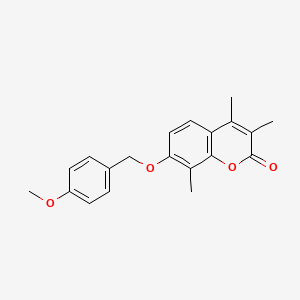 7-[(4-methoxybenzyl)oxy]-3,4,8-trimethyl-2H-chromen-2-one