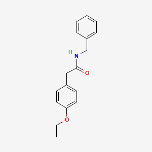 molecular formula C17H19NO2 B5692727 N-benzyl-2-(4-ethoxyphenyl)acetamide 
