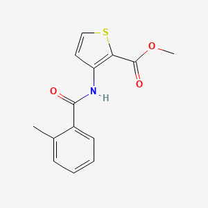 methyl 3-[(2-methylbenzoyl)amino]-2-thiophenecarboxylate