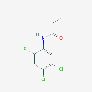 molecular formula C9H8Cl3NO B5692790 N-(2,4,5-trichlorophenyl)propanamide CAS No. 26320-49-0