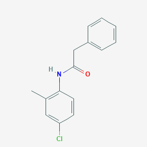 molecular formula C15H14ClNO B5692858 N-(4-chloro-2-methylphenyl)-2-phenylacetamide 
