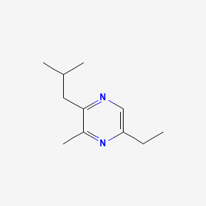 5-Ethyl-3-methyl-2-(2-methylpropyl)pyrazine