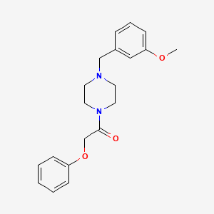 1-(3-methoxybenzyl)-4-(phenoxyacetyl)piperazine