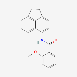 molecular formula C20H17NO2 B5692917 N-(1,2-dihydro-5-acenaphthylenyl)-2-methoxybenzamide 
