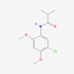 N-(5-chloro-2,4-dimethoxyphenyl)-2-methylpropanamide