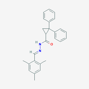 molecular formula C26H26N2O B5692951 N'-(mesitylmethylene)-2,2-diphenylcyclopropanecarbohydrazide 