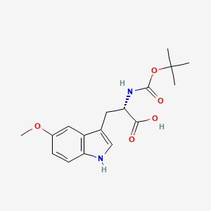 molecular formula C17H22N2O5 B569304 Boc-5-methoxy-L-tryptophan CAS No. 114903-30-9
