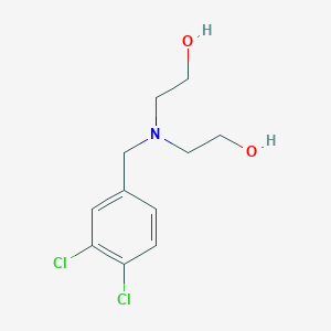 molecular formula C11H15Cl2NO2 B5693127 2,2'-[(3,4-dichlorobenzyl)imino]diethanol 