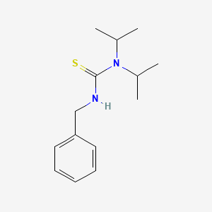 molecular formula C14H22N2S B5693137 N'-benzyl-N,N-diisopropylthiourea 