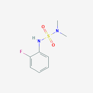 N'-(2-fluorophenyl)-N,N-dimethylsulfamide