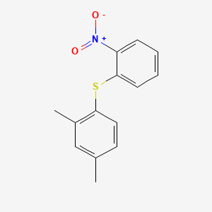 molecular formula C14H13NO2S B569330 (2,4-diMethylphenyl)(2-nitrophenyl)sulfane CAS No. 1610527-49-5