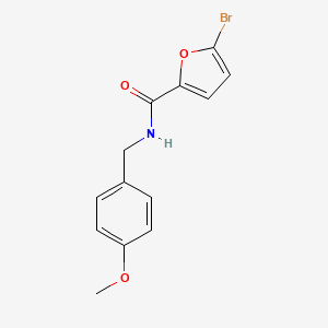 molecular formula C13H12BrNO3 B5693322 5-bromo-N-(4-methoxybenzyl)-2-furamide CAS No. 545438-21-9