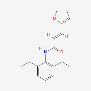 N-(2,6-diethylphenyl)-3-(2-furyl)acrylamide