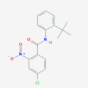 N-(2-tert-butylphenyl)-4-chloro-2-nitrobenzamide