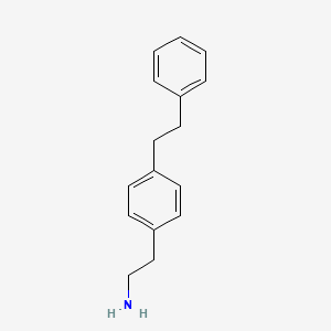 molecular formula C16H20ClN B569342 2-(4-Phenethyl-phenyl)-ethylamine CAS No. 124499-29-2