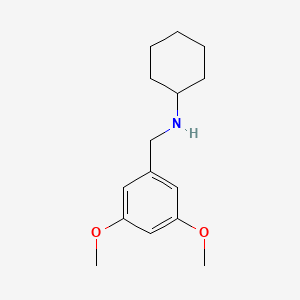 molecular formula C15H23NO2 B5693423 N-(3,5-dimethoxybenzyl)cyclohexanamine CAS No. 356093-66-8