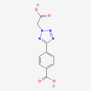 molecular formula C10H8N4O4 B5693459 4-[2-(carboxymethyl)-2H-tetrazol-5-yl]benzoic acid 
