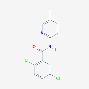 molecular formula C13H10Cl2N2O B5693519 2,5-dichloro-N-(5-methyl-2-pyridinyl)benzamide 