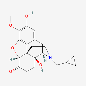 molecular formula C21H25NO5 B569354 2-Hydroxy-3-O-methylnaltrexone CAS No. 67829-18-9