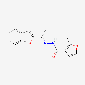 N'-[1-(1-benzofuran-2-yl)ethylidene]-2-methyl-3-furohydrazide