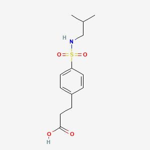 3-{4-[(isobutylamino)sulfonyl]phenyl}propanoic acid