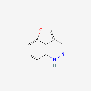 molecular formula C9H6N2O B569359 1h-Furo[4,3,2-de]cinnoline CAS No. 122049-90-5