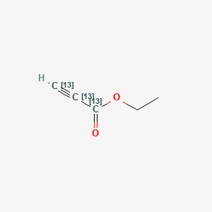 molecular formula C5H6O2 B569361 Ethyl Propargylate-13C3 CAS No. 1173019-08-3