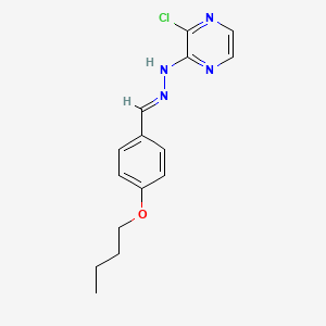 4-butoxybenzaldehyde (3-chloro-2-pyrazinyl)hydrazone