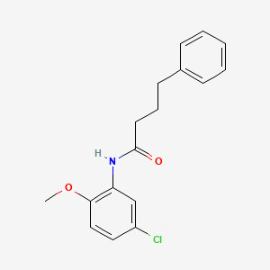 N-(5-chloro-2-methoxyphenyl)-4-phenylbutanamide