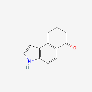 molecular formula C12H11NO B569369 3,7,8,9-Tetrahydro-6H-benz[e]indol-6-one CAS No. 1092348-45-2