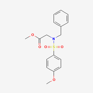 methyl N-benzyl-N-[(4-methoxyphenyl)sulfonyl]glycinate