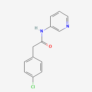molecular formula C13H11ClN2O B5693742 2-(4-chlorophenyl)-N-3-pyridinylacetamide 