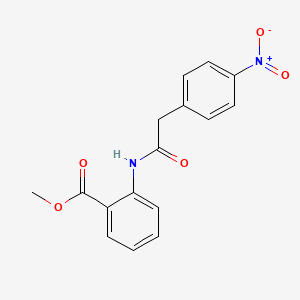 methyl 2-{[(4-nitrophenyl)acetyl]amino}benzoate