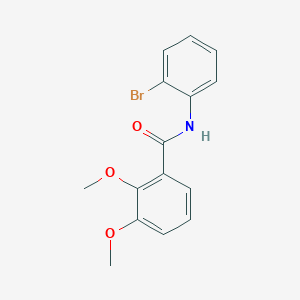 molecular formula C15H14BrNO3 B5693748 N-(2-bromophenyl)-2,3-dimethoxybenzamide 