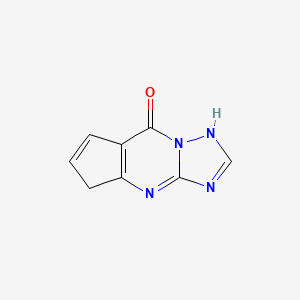 B569376 5H-Cyclopenta[d][1,2,4]triazolo[1,5-a]pyrimidin-8-ol CAS No. 115761-34-7