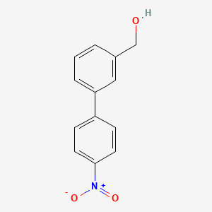 molecular formula C13H11NO3 B569379 3-(4-Nitrophenyl)benzyl alcohol CAS No. 62038-00-0