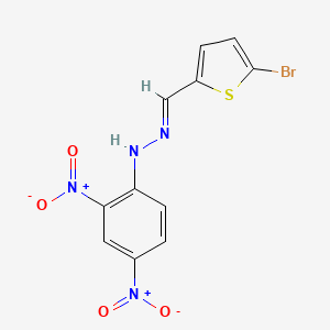 molecular formula C11H7BrN4O4S B5693809 5-bromo-2-thiophenecarbaldehyde (2,4-dinitrophenyl)hydrazone 