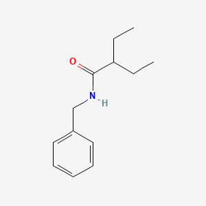 molecular formula C13H19NO B5693819 N-benzyl-2-ethylbutanamide CAS No. 6428-70-2