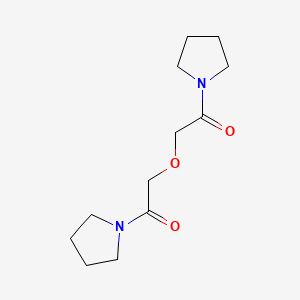 molecular formula C12H20N2O3 B5693867 1,1'-[oxybis(1-oxo-2,1-ethanediyl)]dipyrrolidine 