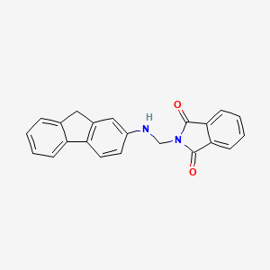 molecular formula C22H16N2O2 B5693915 2-[(9H-fluoren-2-ylamino)methyl]-1H-isoindole-1,3(2H)-dione 