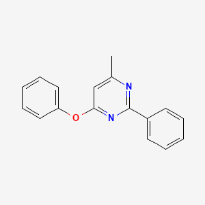 4-methyl-6-phenoxy-2-phenylpyrimidine