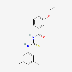 molecular formula C18H20N2O2S B5693932 N-{[(3,5-dimethylphenyl)amino]carbonothioyl}-3-ethoxybenzamide 
