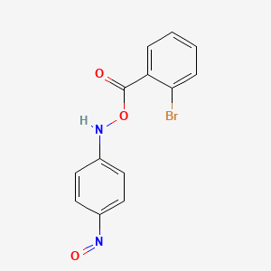 molecular formula C13H9BrN2O3 B5693964 benzo-1,4-quinone O-(2-bromobenzoyl)oxime oxime 