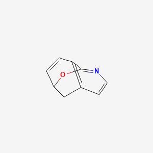 molecular formula C9H7NO B569400 5,6-Dihydro-1,6-epoxyisoquinoline CAS No. 119275-19-3