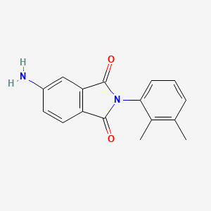 molecular formula C16H14N2O2 B5694170 5-amino-2-(2,3-dimethylphenyl)-1H-isoindole-1,3(2H)-dione 