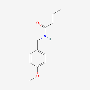 molecular formula C12H17NO2 B5694177 N-(4-methoxybenzyl)butanamide 