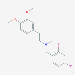 molecular formula C18H21F2NO2 B5694239 (2,4-difluorobenzyl)[2-(3,4-dimethoxyphenyl)ethyl]methylamine 