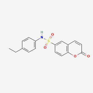 N-(4-ethylphenyl)-2-oxo-2H-chromene-6-sulfonamide