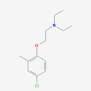 molecular formula C13H20ClNO B5694314 2-(4-chloro-2-methylphenoxy)-N,N-diethylethanamine 